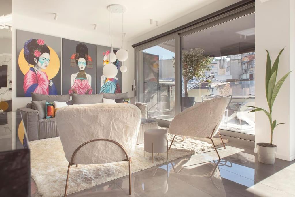 Luxury Acropolis View Apartment-Living Stone Black Pearl أثينا المظهر الخارجي الصورة